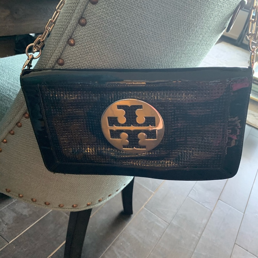 Tory Burch black clutch
